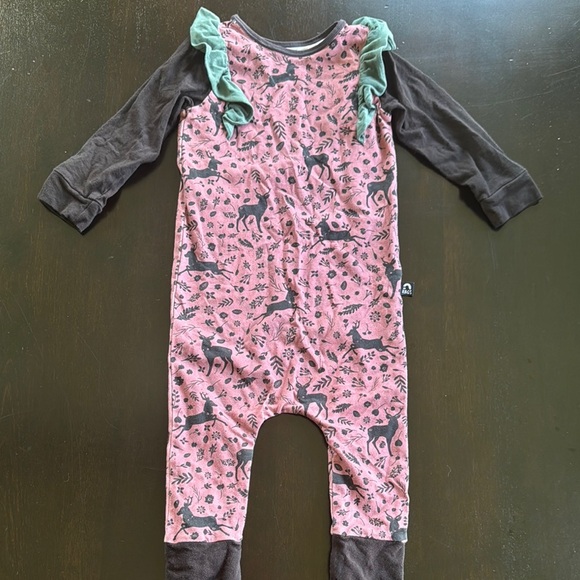 Reindeer print one piece jumpsuit - Picture 1 of 2